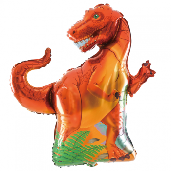 BALON FOLIOWY TYRANOZAUR CZERWONY