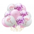 Zestaw balonów lateksowych z flamingami.